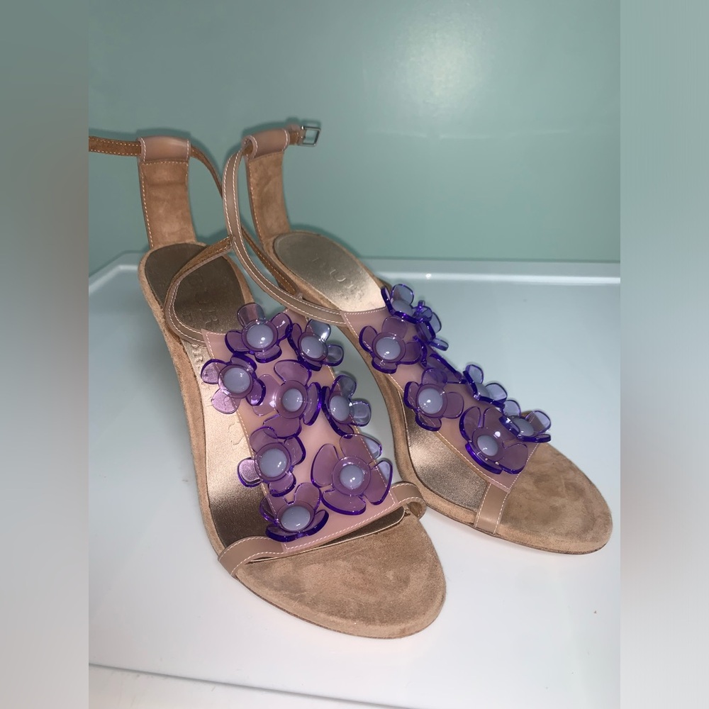 Burberry NEW prorsum flower embroidered shoes 36